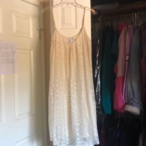 ASOS cream lace dress